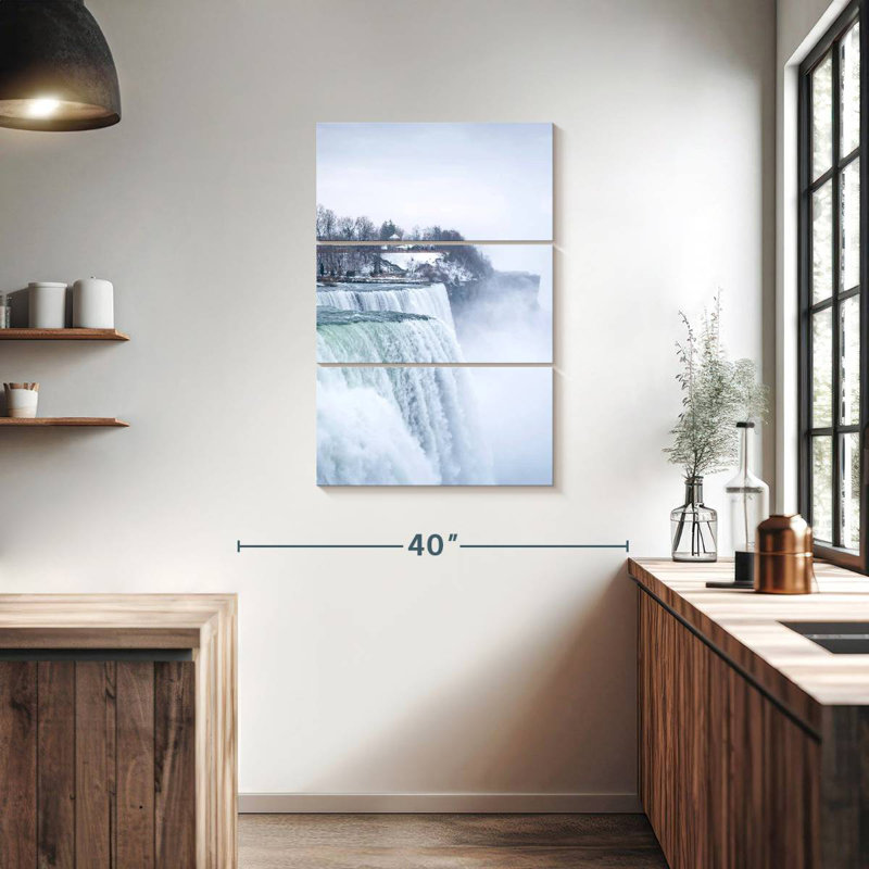Alvord, Chutes du Niagara, hiver, H 38 po x l 24 po