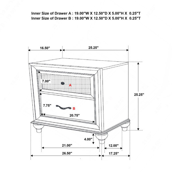 Dimensions du produit
