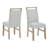 7Pc Rectangula Faux Marble Top Dining Set