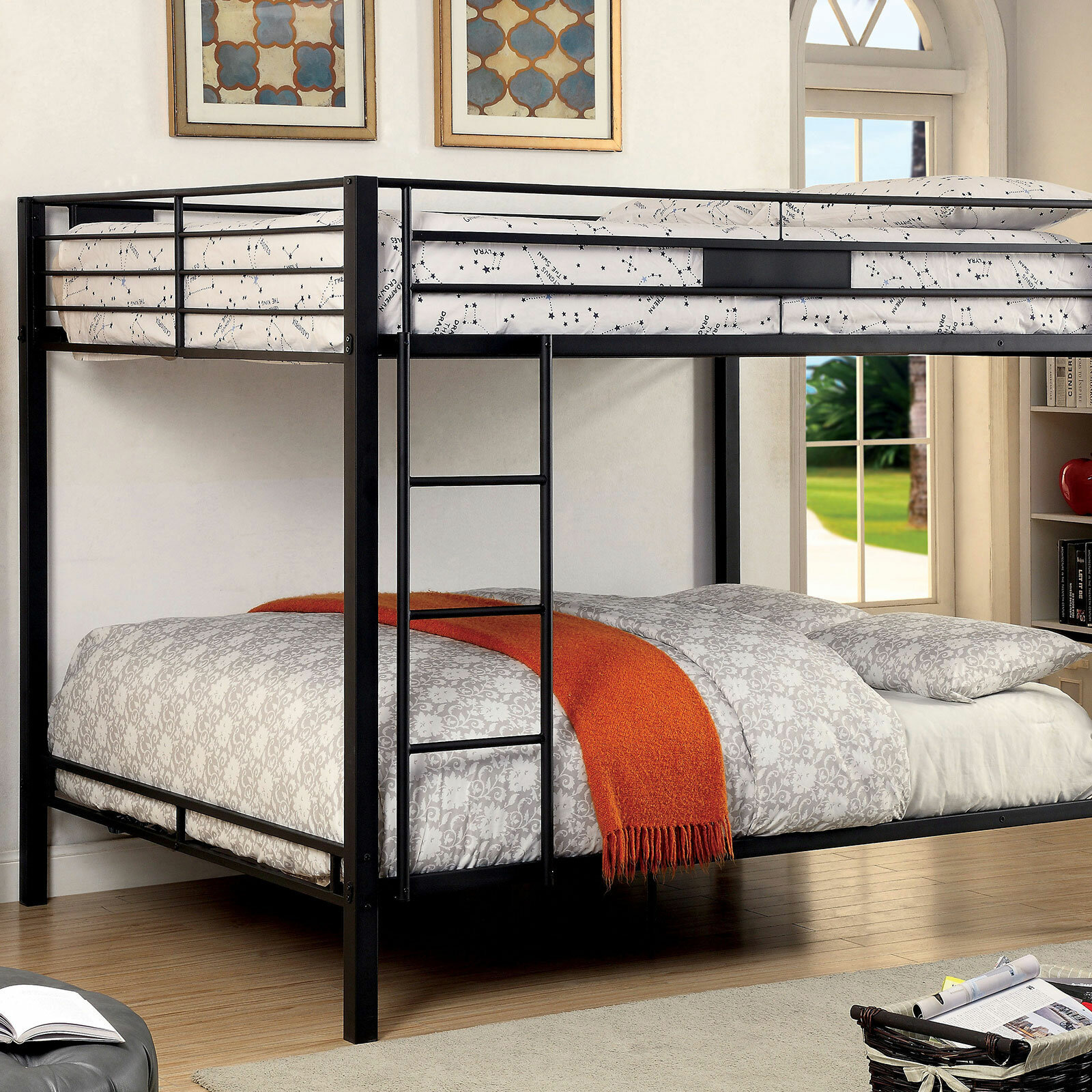 Isabelle & Max™ Senita Metal Standard Bunk Bed & Reviews | Wayfair