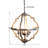Edwards 4 - Light Dimmable Geometric Chandelier