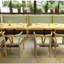 Banc rembourré en similicuir Cafe Light
