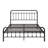 Queen Size Metal Platform Bed Frame, Vintage Appeal, Noise - , And Under Storage Efficiency Frame With Headboard, , Rest-1901376314