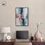Décoration murale moderne pétale rose et bleu océan II par -51329830-51329848