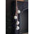  Large Jingle Bell Ornament Antique Silver 29" H Hanging Christmas Decor