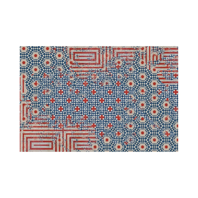 Abstract Flag by Teis Albers - No Frame Gallery-Wrapped Canvas Giclée on Canvas