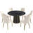 Zyriana 6 - Person Pedestal Dining Set-236968763