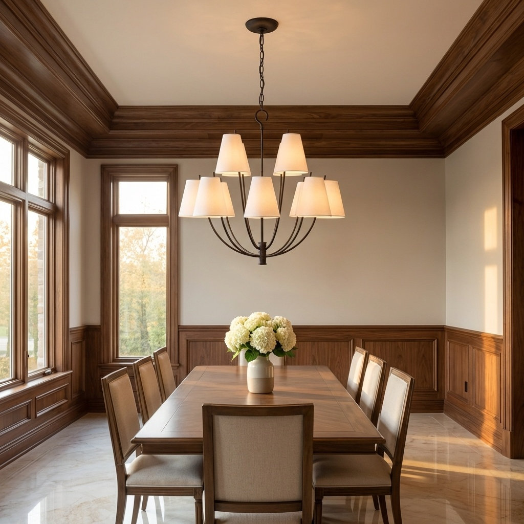 Reyes 12-Light Chandelier, Aged Iron, 116.63" H x 30" W  x 30" D