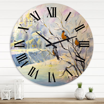 Horloge murale rustique