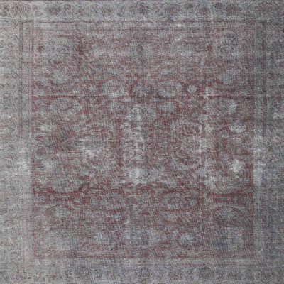 Tapis traditionnel gris / brun Ambudkar