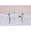 Table basse rectangulaire en verre trempé - et moderne pour le salon, rangement ouvert, fabrication argentée, décoration intérieure