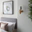 Jalynn Steel Candle Wall Light