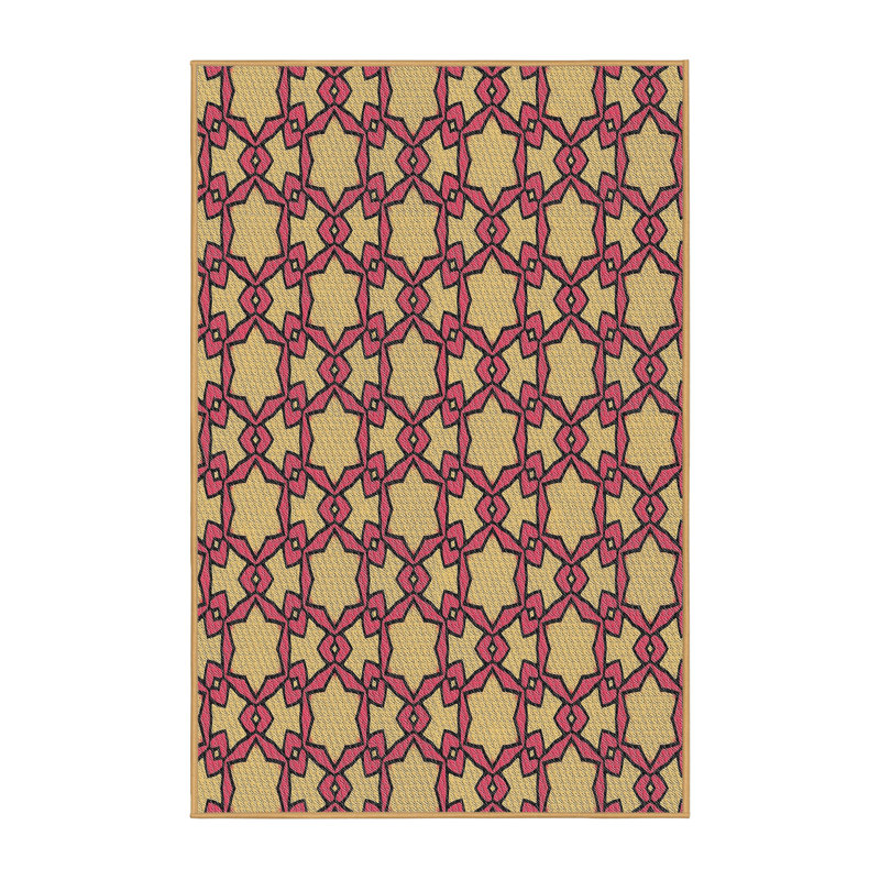 Tapis rose, Rectangle 5 pi x 7 pi