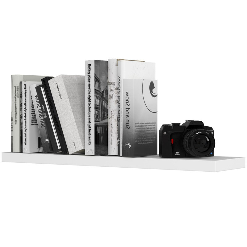 Rosemin Floating Shelf, 3.2cm H x 80cm W x 20cm D