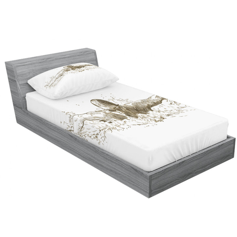 Microfiber Sheet Set, Twin XL Sheet Set with Fitted Sheet