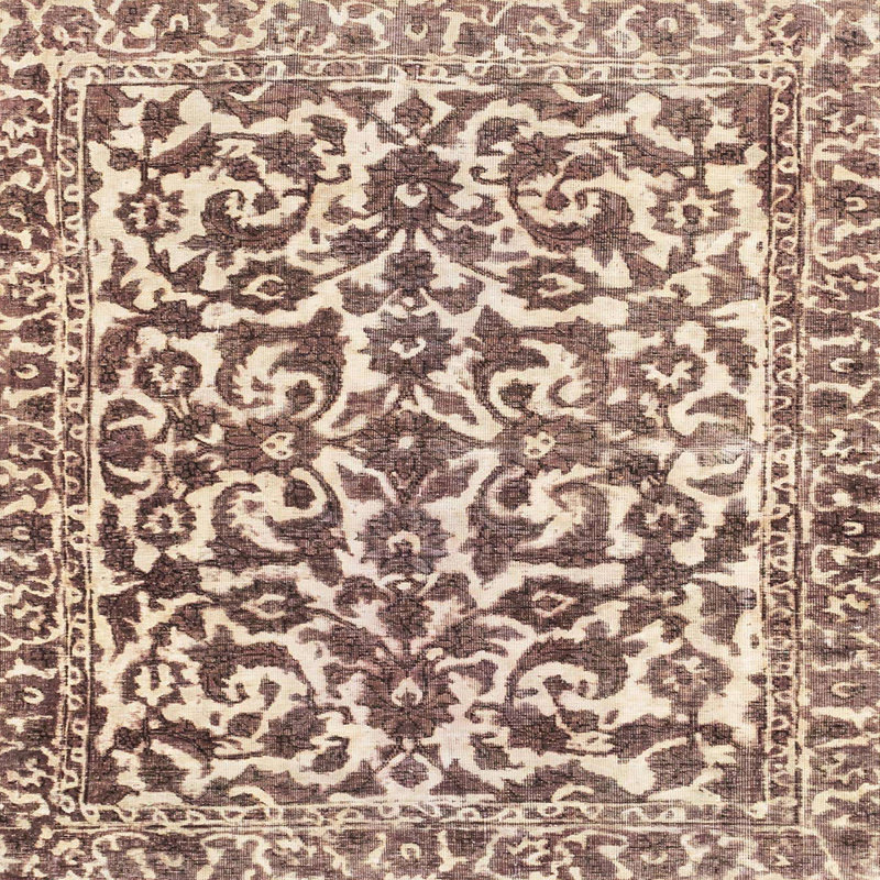 Abstract Indoor Rug, Square 5'