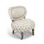 Sylvie Linen Tufted Slipper Chair