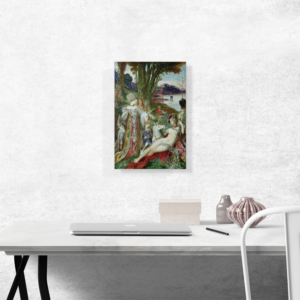 Artcanvas The Unicorns Canvas Art Print By Gustave Moreau 1s 