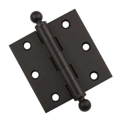 Charnière de porte simple 3 po H x 3 po