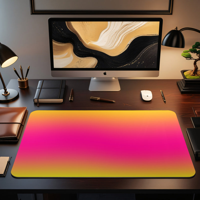Polyester Desk Pad, 14.4x12.1