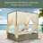Adjustable Sun Bed With Curtain,High Comfort,With 3 Colors-136056241