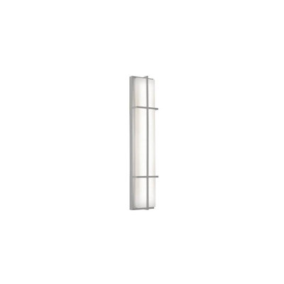 6E6B4C6BB0A04264AD0122298BAA5429 August 36 In. LED Outdoor Sconce Painted Nickel 120-277v, 30/35/40k