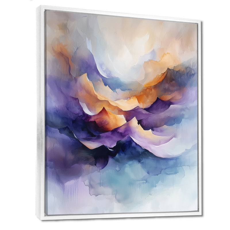 Impression sur toile Nyko, H 20 po x l 12 po, Reproduction avec cadre flottant, Blanc