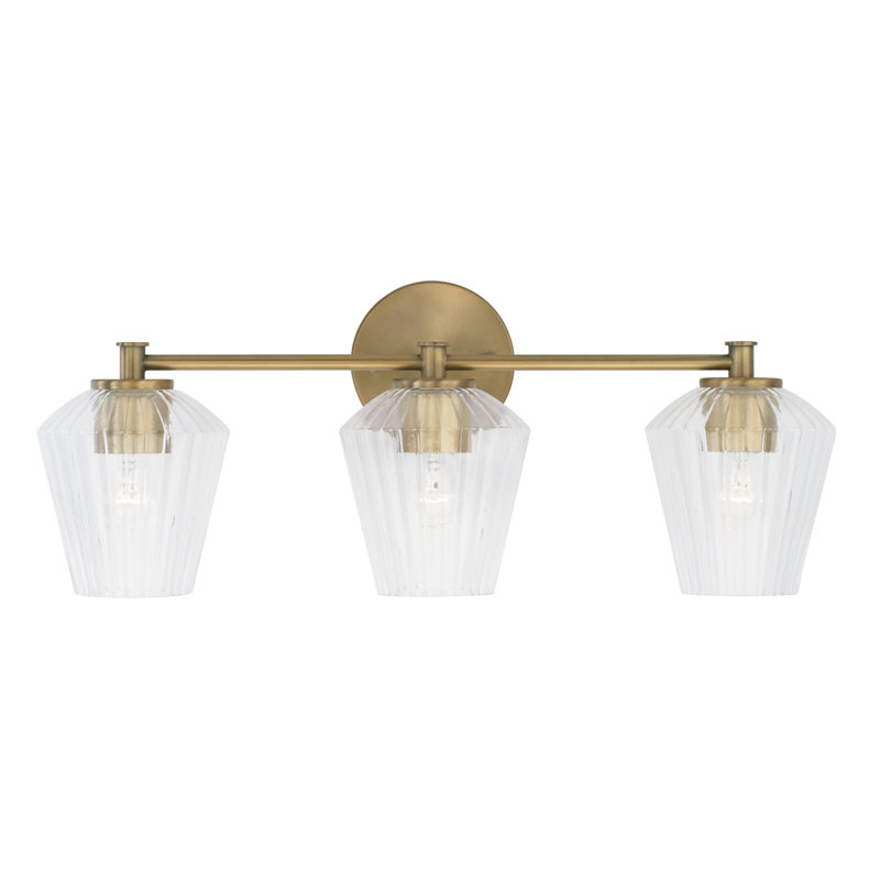 Depner 3 - Light Dimmable Vanity Light, Brass