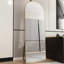 4ème génération, miroir de plancher sur pied, cadre en aluminium doré, magasin de vêtements, alliage de café