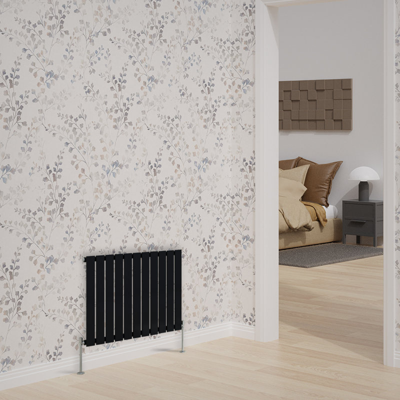 Acworth Horizontal Designer Radiator, Black