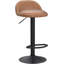 Mettawa Swivel Upholstered Adjustable Height Counter Stool with Metal Frame-1881590806