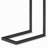 Skyler 18"W Genuine Marble C-Shape Industrial End Table with Metal Frame, Assembled-1610185515
