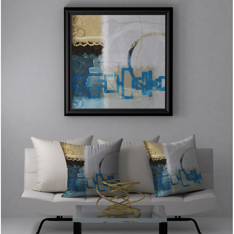 Reversible Throw Pillow, 18" x 18"