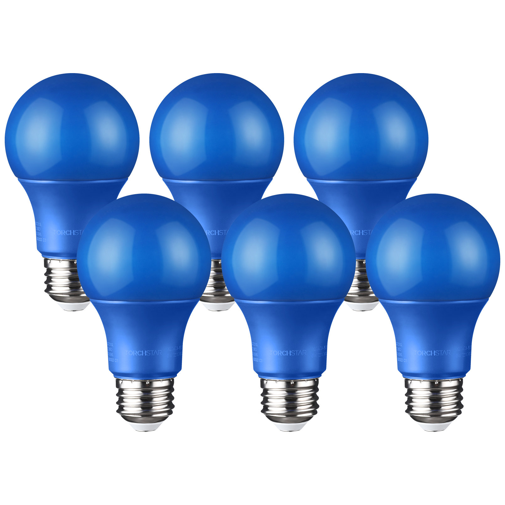 TORCHSTAR LED A19 Blue Light Bulbs, E26 Base Wayfair