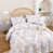 White/Brown Damask