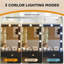 Coiffeuse avec miroir, 11 tiroirs, station de charge, 3 modes d'éclairage-465836689