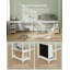 Alaudin Metal Base Computer Desk-1815766348