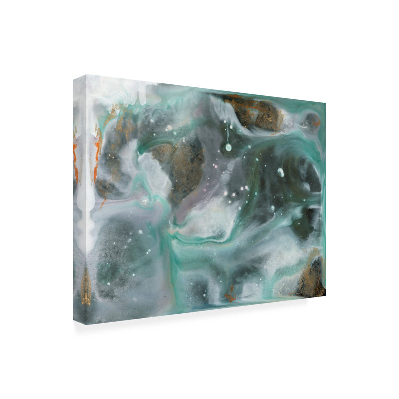 Art mural sur toile tendue - Lila Bramma «Beyond Time & Space II» pour décoration de salon, de chambre à coucher ou de bureau - 18 x 24