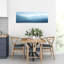 Misty Blue Mountains, paysage contemporain abstrait, art mural montagne-1579292498