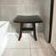 Banc de douche ou banc d'extérieur en teck curviligne Ripley-2088930198-2088721574