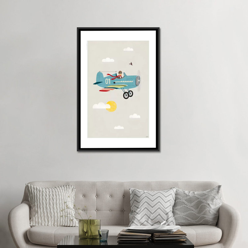 « plan », impression sur toile tendue, H 48 po x l 32 po x P 1,5 po, Toile avec cadre noir