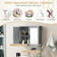 Carruth 60mm W 50mm H Wall Mounted Required Framed Medicine Cabinet Mirror