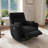 36.6" Wide Corduroy Power Lift Recliner Chair with Swivel -877352151