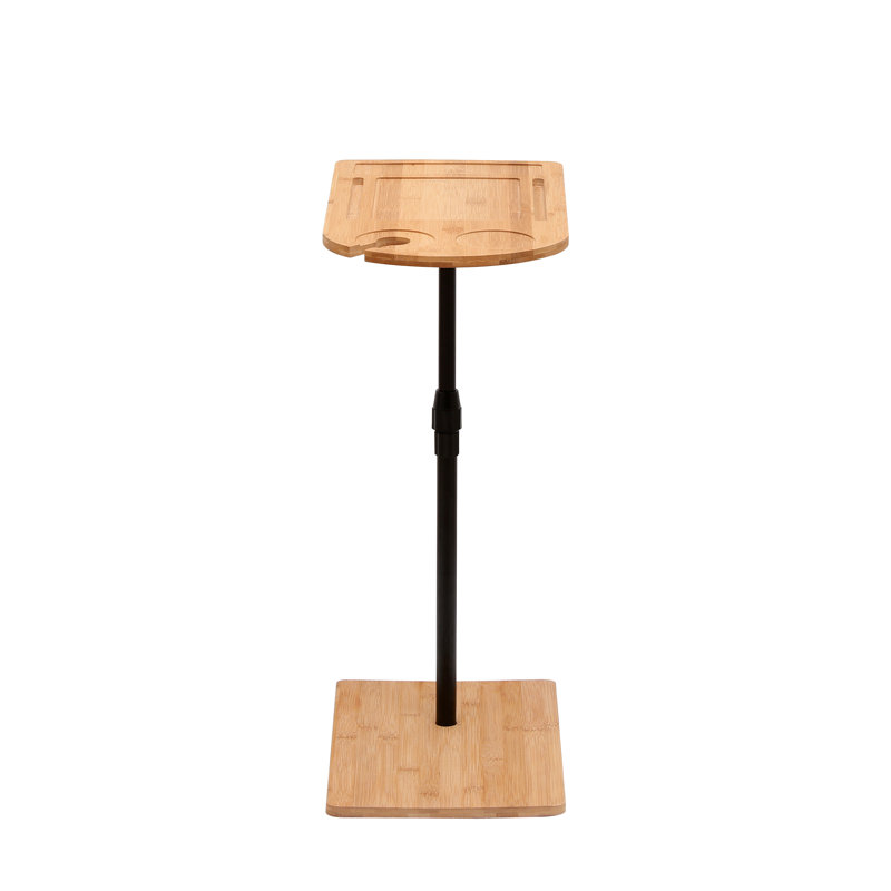 Bamboo Height Adjustable Side Table