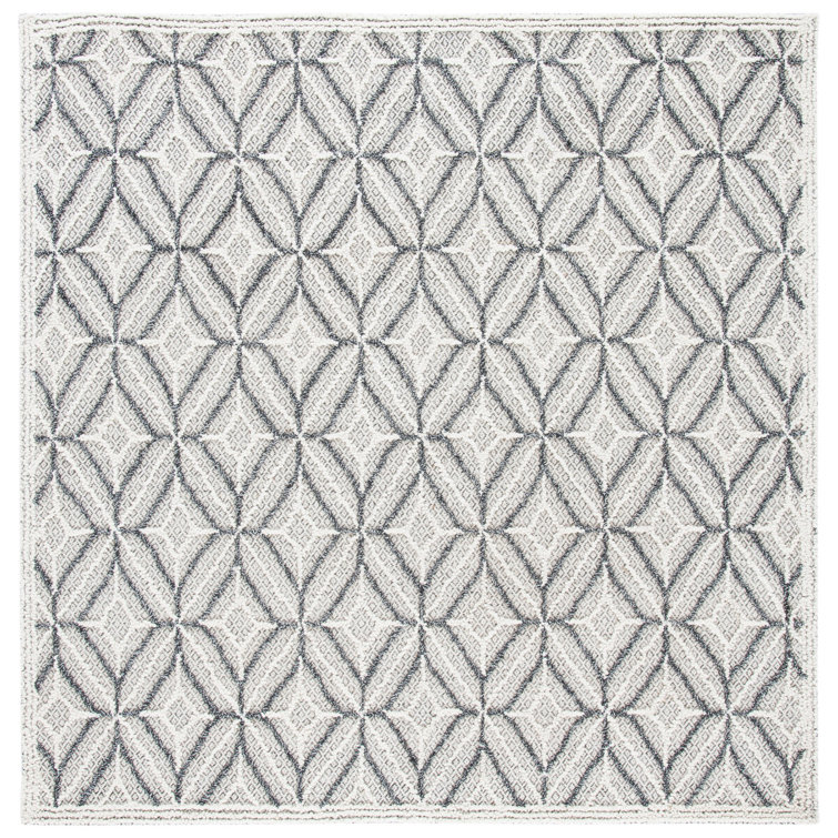 Loretto Trace Hand Tufted Wool Geometric Rug