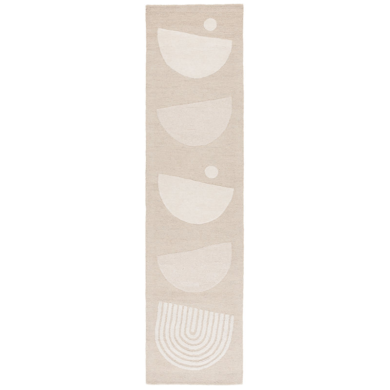 Tapis en laine Latoyer, Tapis de couloir 2 pi 3 po x 9 pi