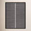 Tapis rayé beige / noir Del Norte Kilim 806-931444111