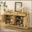 Buffet avec 3 tiroirs et 4 portes, buffet de rangement multifonctionnel de 59,1 pouces-2085685222