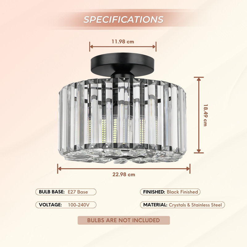 Flush Mount, Silver