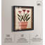 Décoration murale de cuisine rustique «V Shadowbox» par Art Remedy, cadre noir, 36 x 45-722400541-722400538